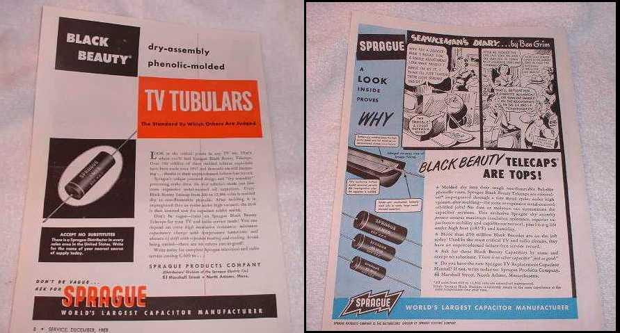 capacitor ad from the 50´s