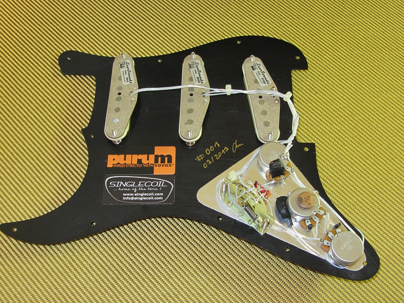 Vovox PURUM wiring on a Strat